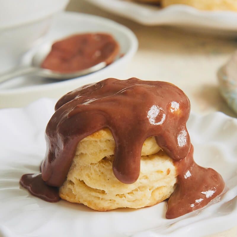Biscuits & Chocolate Gravy Full Order